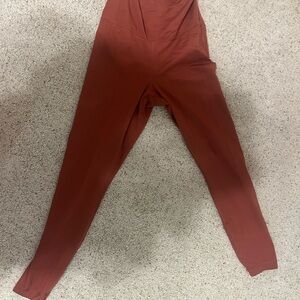 Rust Red leggings